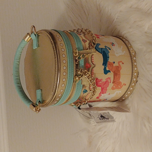 Loungefly Handbags - 💝FIRM! NWT DISNEY PARKS LOUNGEFLY KING ARTHUR CAROUSEL CROSSBODY (LAST ONE)